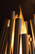 Ecosmart Fire StixPortable Fire Pit - Stainless Steel Finish / Black Burner - ESF.O.STX.SS.B